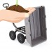 Gorilla Carts GOR5-COM Poly Garden Dump Cart with Steel Frame and 10" Pneumatic Tires, 800 lb Capacity, Grey   555402575